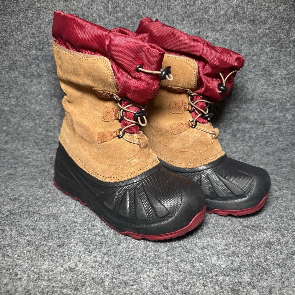 UGG Australia Kids Waterproof -20C Insulated Snow Boots Red‎ Ludvig Size US 4